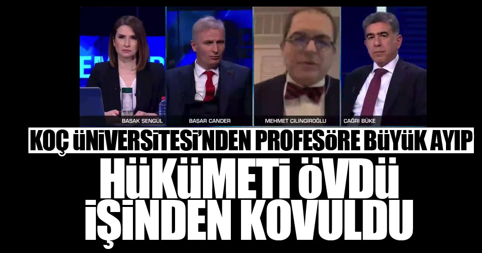 Hükümeti övdüğü için profesörü kovdular!