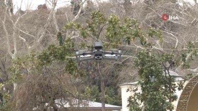 Polis, Drone İle Vatandaşları Uyarmaya Devam Ediyor