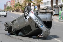 Hızını Alamayan Otomobil 5 Araca Çarptı Açıklaması 1 Ağır 2 Yaralı