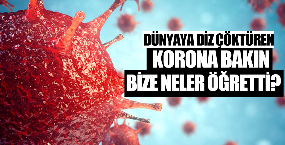 Korona bakın bize neler öğretti?