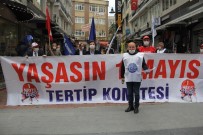 Samsun'da Sosyal Mesafeli 1 Mayıs Eylemi