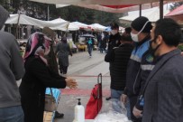 KONTROL NOKTASI - Bolu'da, Pazar Girişi Yerlerine Kontrol Noktası Kuruldu