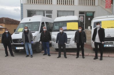 Elazığ'da Minibüsçülerden,Sağlık Çalışanlarına Destek