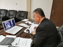 SOSYAL YARDIM - Ahlatcı'dan Video Konferanslı Toplantı