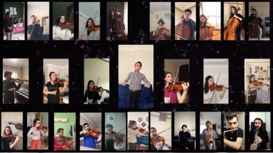 Bursa'da, Orkestradan Video Konferansla Konser