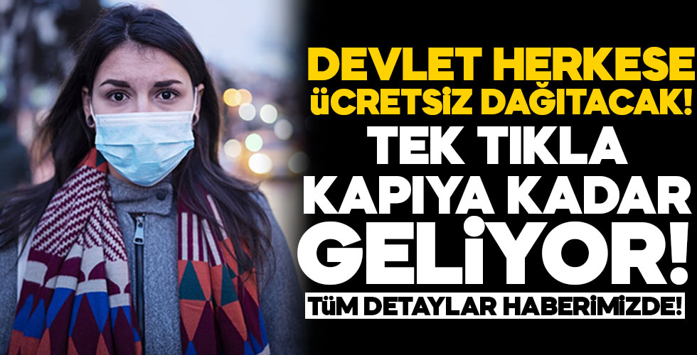 PTT ücretsiz maske dağıtımı yapacak