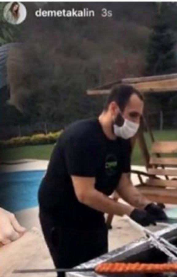 Karantinada evine kebapçı çağırdı!