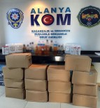 Alanya'da 25 Şişe Kaçak İçki Ve 300 Litre Etil Alkol Ele Geçirildi