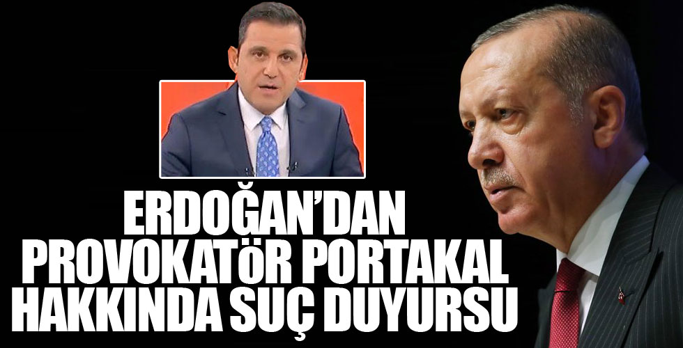 Cumhurbaşkanı Erdoğan'dan suç duyurusu!