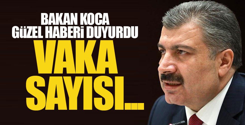 Fahrettin Koca güzel haberi verdi!