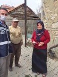 YAĞAN - Gediz'de Polis Ve Jandarma Ekipleri Kapı Kapı Yardım Dağıttı