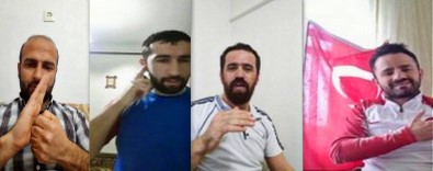 İşaret Diliyle 'Evde Kal' Mesajı Verdiler