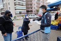 ALıŞVERIŞ - Mudanya Belediyesi Pazarda Maske Dağıttı