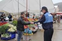 ZABıTA - Zabıta Ekipleri Pazarda Maske Dağıttı