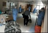 HASTANE - Artvin'de Koronayı Yenen 82 Yaşındaki Hasta Alkışlar Ve Atabarı Müziği Eşliğinde Taburcu Edildi