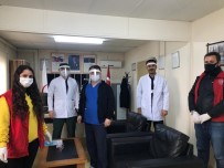 DEVLET HASTANESİ - Çaldıran'da Siperlik Maske Üretimi