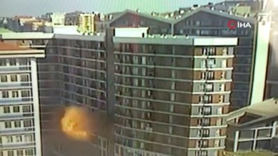 Esenyurt'ta Bir Binada Patlama Açıklaması 7 Yaralı, Patlama Anı Kamerada