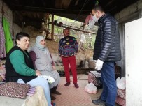 Köy Muhtarı Kapı Kapı Dolaşıp 65 Yaş Üstü Vatandaşların İhtiyaçlarını Karşıladı