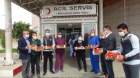TICARET VE SANAYI ODASı - Mersin'de Sağlık Çalışanlarına 1 Ton Çilek