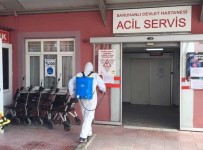 HASTANE YÖNETİMİ - Saruhanlı Devlet Hastanesi Dezenfekte Edildi