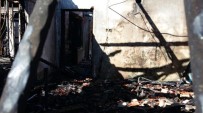 ŞİDDETLİ RÜZGAR - Sobadan Çıkan Yangın Evi Kül Etti