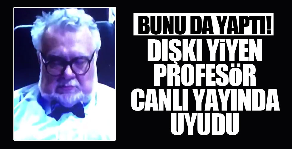 Celal Şengör canlı yayında uyudu!