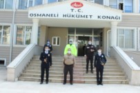 Emniyet Müdürü Ve Personeli Kaymakam Yavuz'ı Makamında Ziyaret Etti