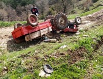 Gördes'te Traktör Kazası Açıklaması 1 Ölü, 1 Yaralı Haberi