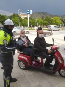 Ortaca'da Korona Virüs Önlemleri Kapsamında Motosiklet Denetimi Yapıldı