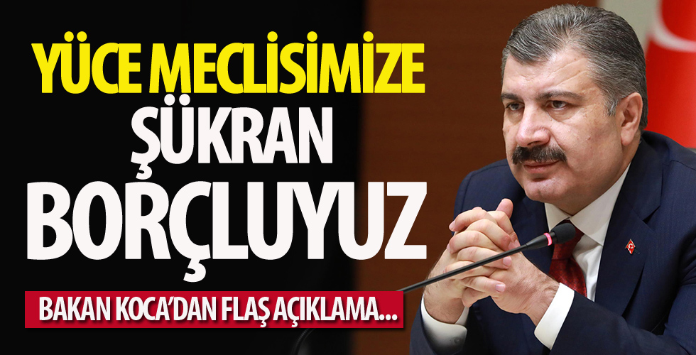 Sağlık Bakanı Fahrettin Koca'dan yeni açıklama...