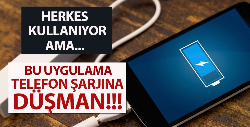 Telefonun şarjını bitiren uygulamalar...