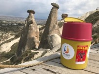 Ürgüp'te Toplum Sağlığı İçin Tıbbi Atık Kutuları Yerleştirildi