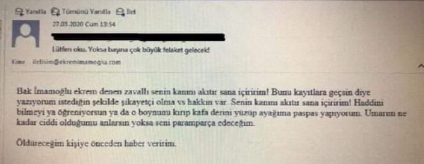 Ekrem İmamoğlu'nu tehdit eden kim çıktı dersiniz!