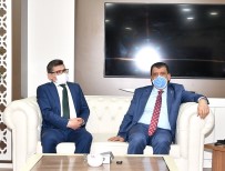 Başkan Gürkan'dan Müdür Dağdeviren'e Ziyaret