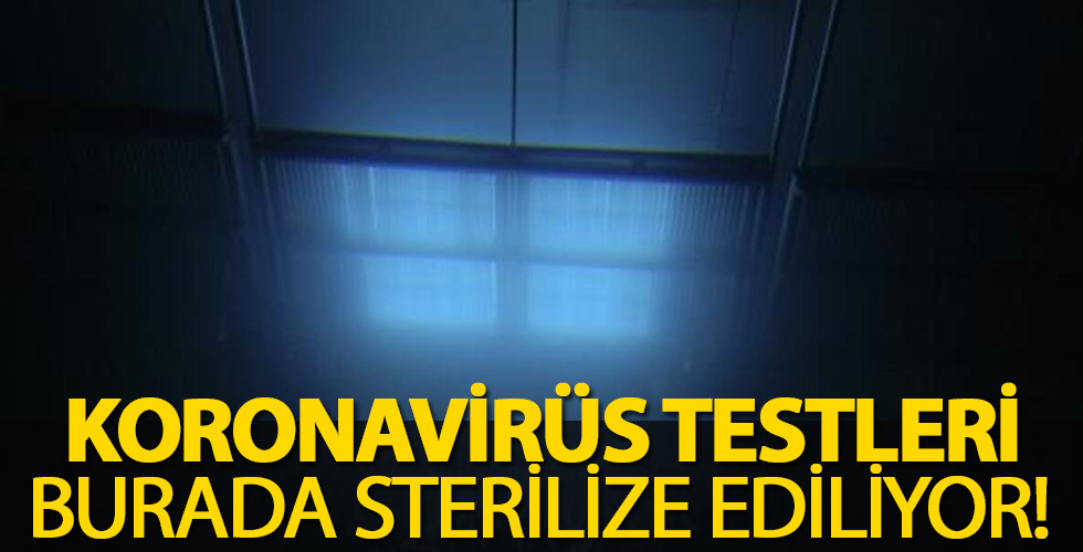 Korona Virüs testinde kullanılan çubuklar böyle sterilize ediliyor!
