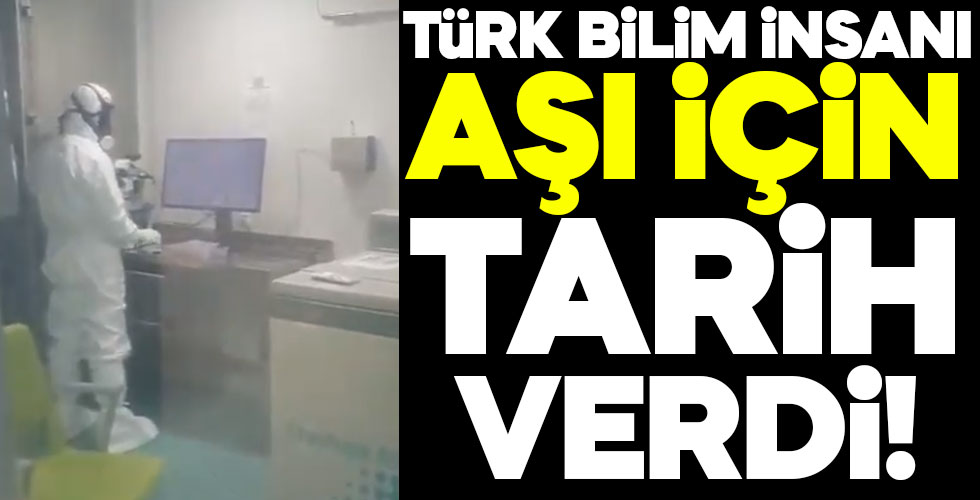 Türk Bilim İnsanı ilaç için tarih verdi!