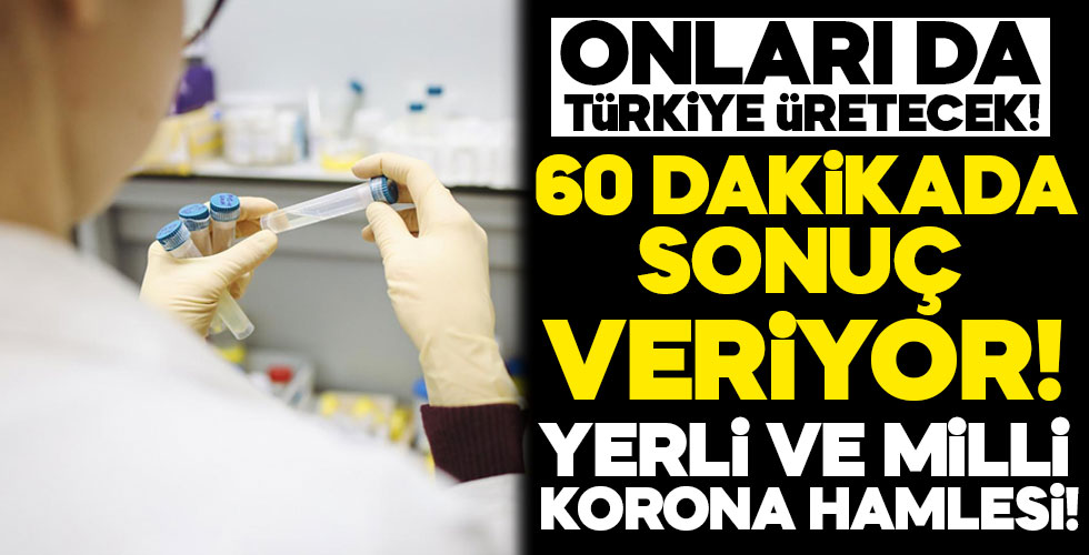Yerli ve Milli korona hamlesi!