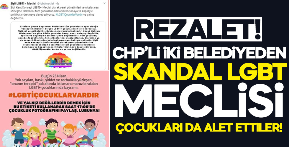 İki CHP’li belediyeden LGBT meclisi!