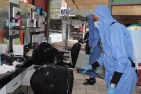 Randevu Listeleri Dolan Berberler Dezenfekte Edildi, Açılmayı Bekliyor