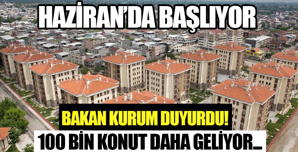 Bakan Kurum duyurdu! Haziran sonunda başlıyor