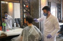 Bolu'da, Berberler 50 Gün Sonra Müşterilerine Kapılarını Açtı