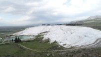 Hava Kalitesi İyileşen Denizli'de Pamukkale'nin Güzelliği Ortaya Çıktı