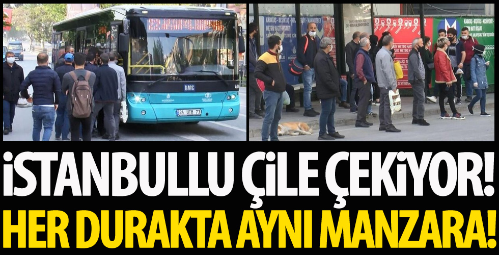 İstanbul'da ulaşım çilesi!