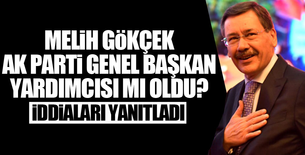 Melih Gökçek'ten o iddialara cevap!