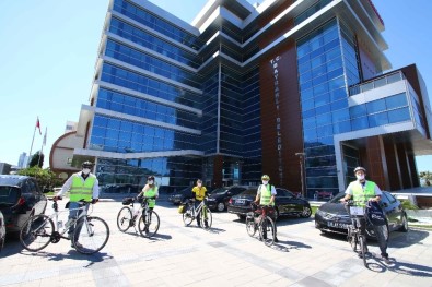 Salgınla Mücadeleye Bisikletli Destek