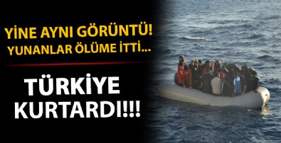 Çanakkale'de Yunan Sahil Güvenliğinin Türk Kara Sularına İttiği Sığınmacılar Kurtarıldı