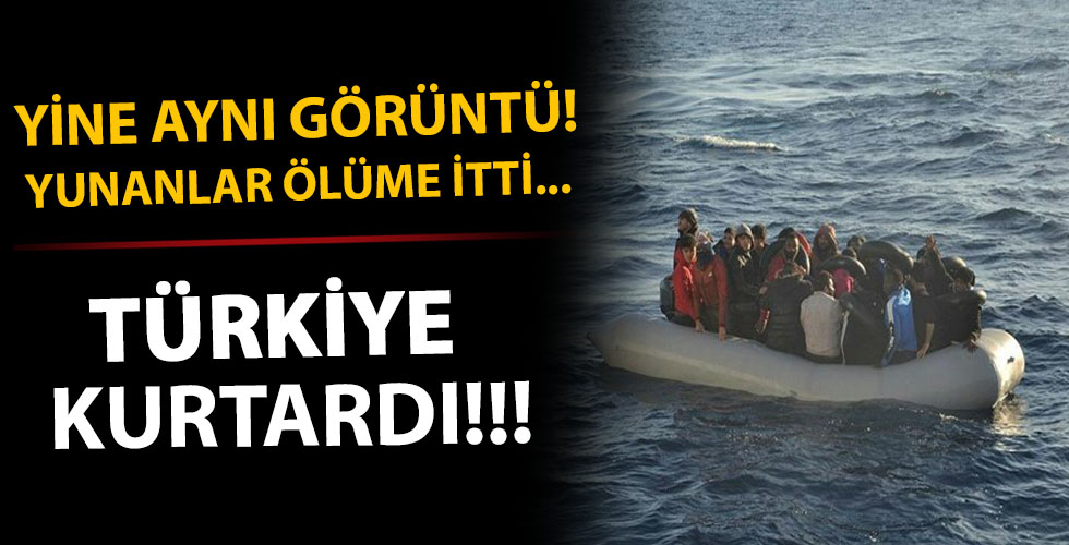 Çanakkale'de Yunan sahil güvenliğinin Türk kara sularına ittiği sığınmacılar kurtarıldı