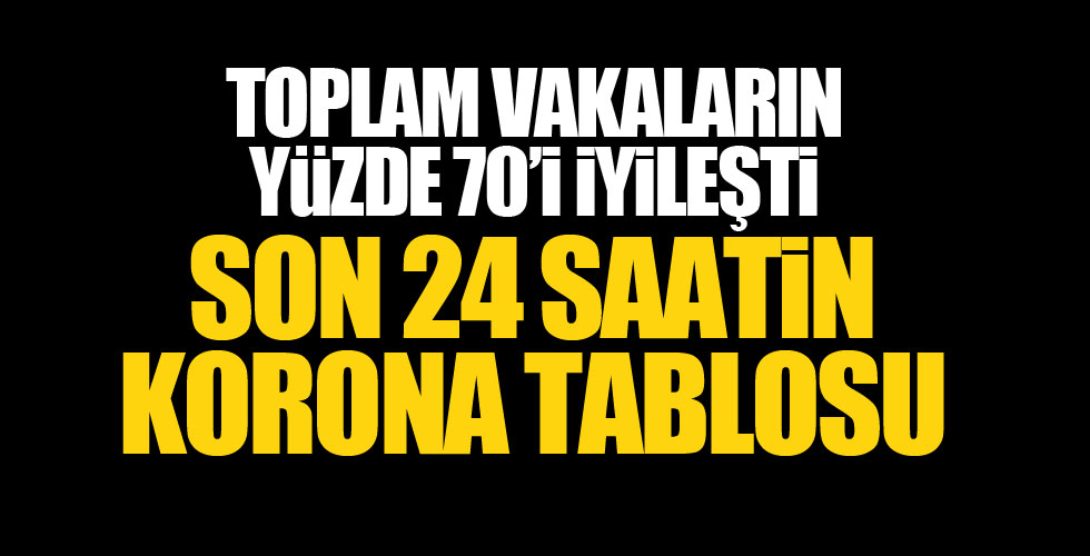 Vakaların yüzde 70'i iyileşti!