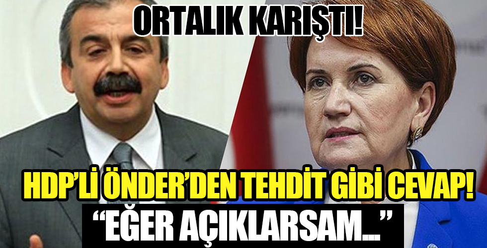 HDP'li Önder'den Akşener'e 'aracı' cevabı gecikmedi