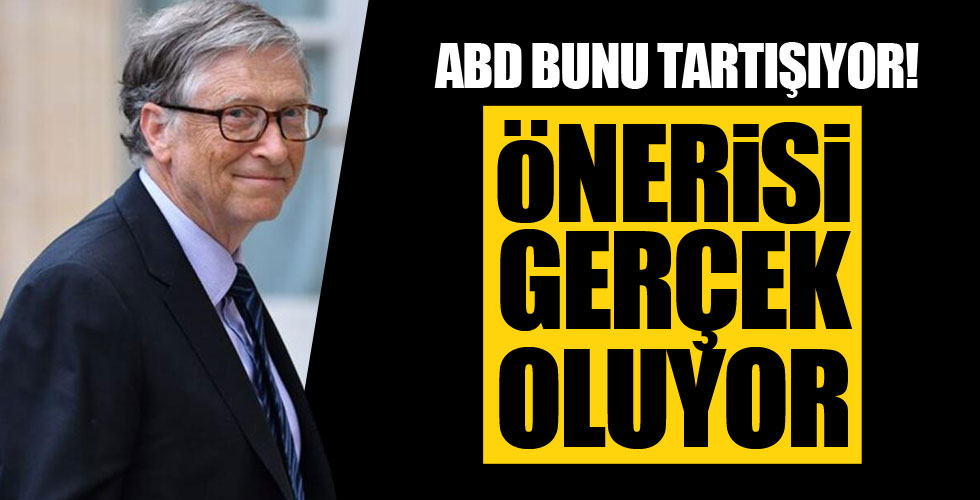 Bill Gates'in önerisi gerçek oluyor!